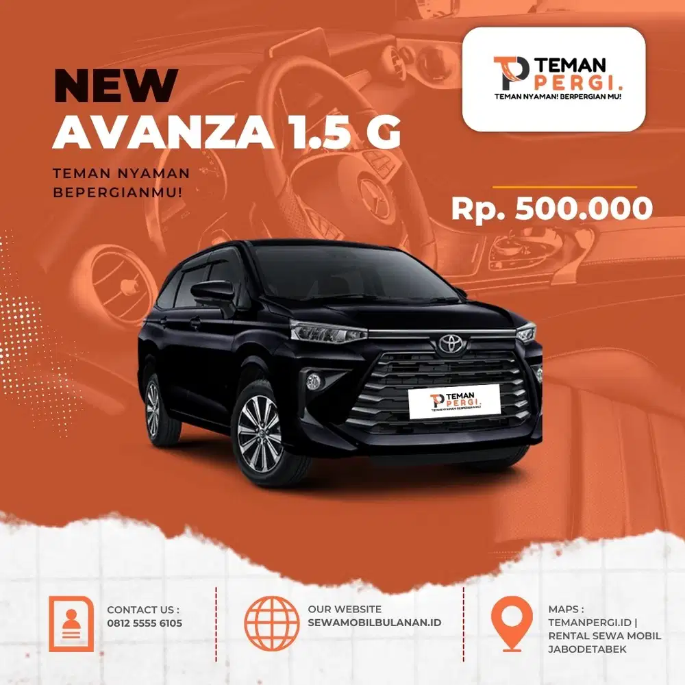 Sewa Mobil Avanza Baru | Lepas Kunci | Pembayaran Ke Perusahaan
