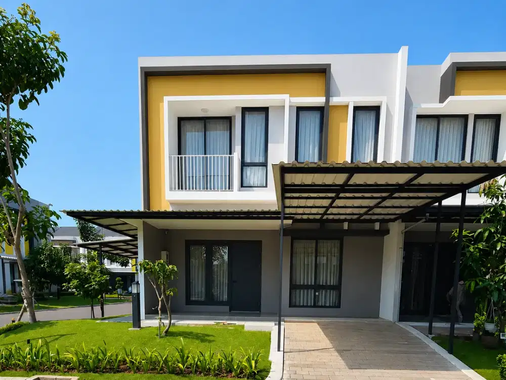 TERMURAH FURNISHED ! Rumah 2 Lantai Cluster Baroni Symphonia Summarecon Dekat BSD dan Tol
