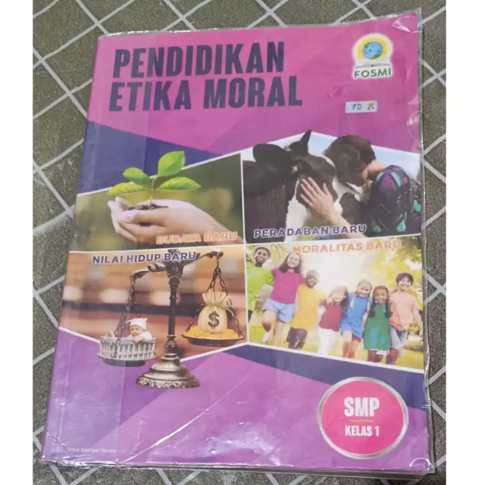 BUKU CETAK PENDIDIKAN ETIKA MORAL PENERBIT FOSMI KELAS 7 SMP
