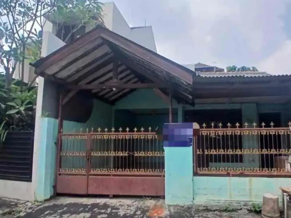 dijual rumah murah harga dibawah pasaran di jalan H samali ujung, kel. kalibata, kec. pancoran mas, kota jakarta selatan
