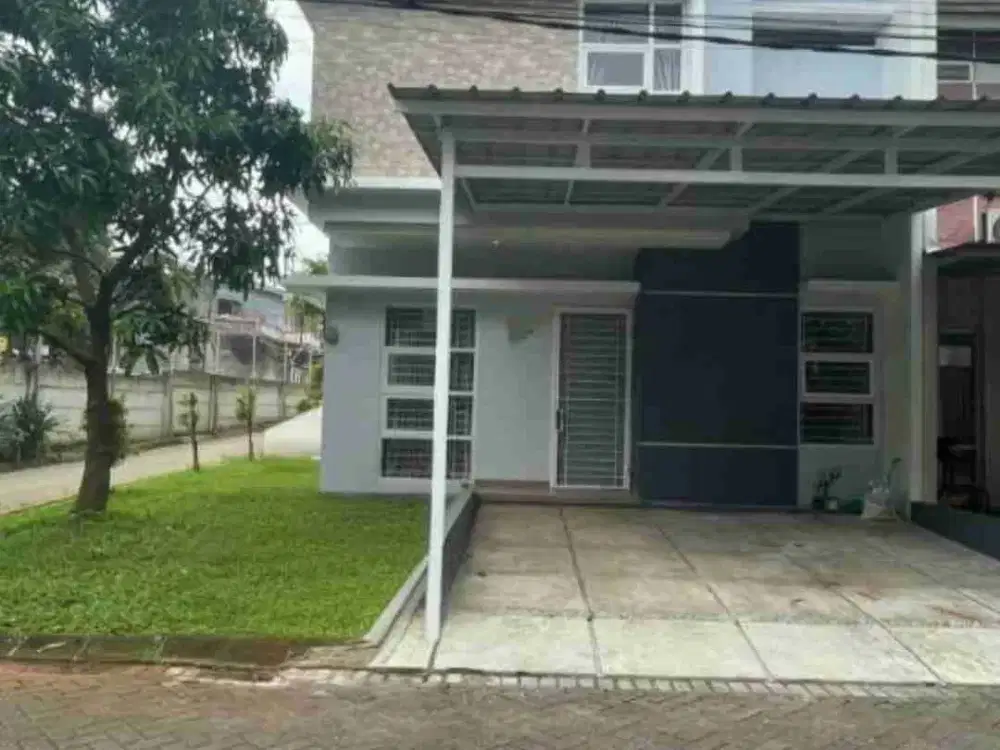 JUAL RUMAH PERUMAHAN SERUNI HILLS JATISAMPURNA BEKASI SHM POSISI HOEK BANGUNAN FULL RENOV RAPI SIAP HUNI