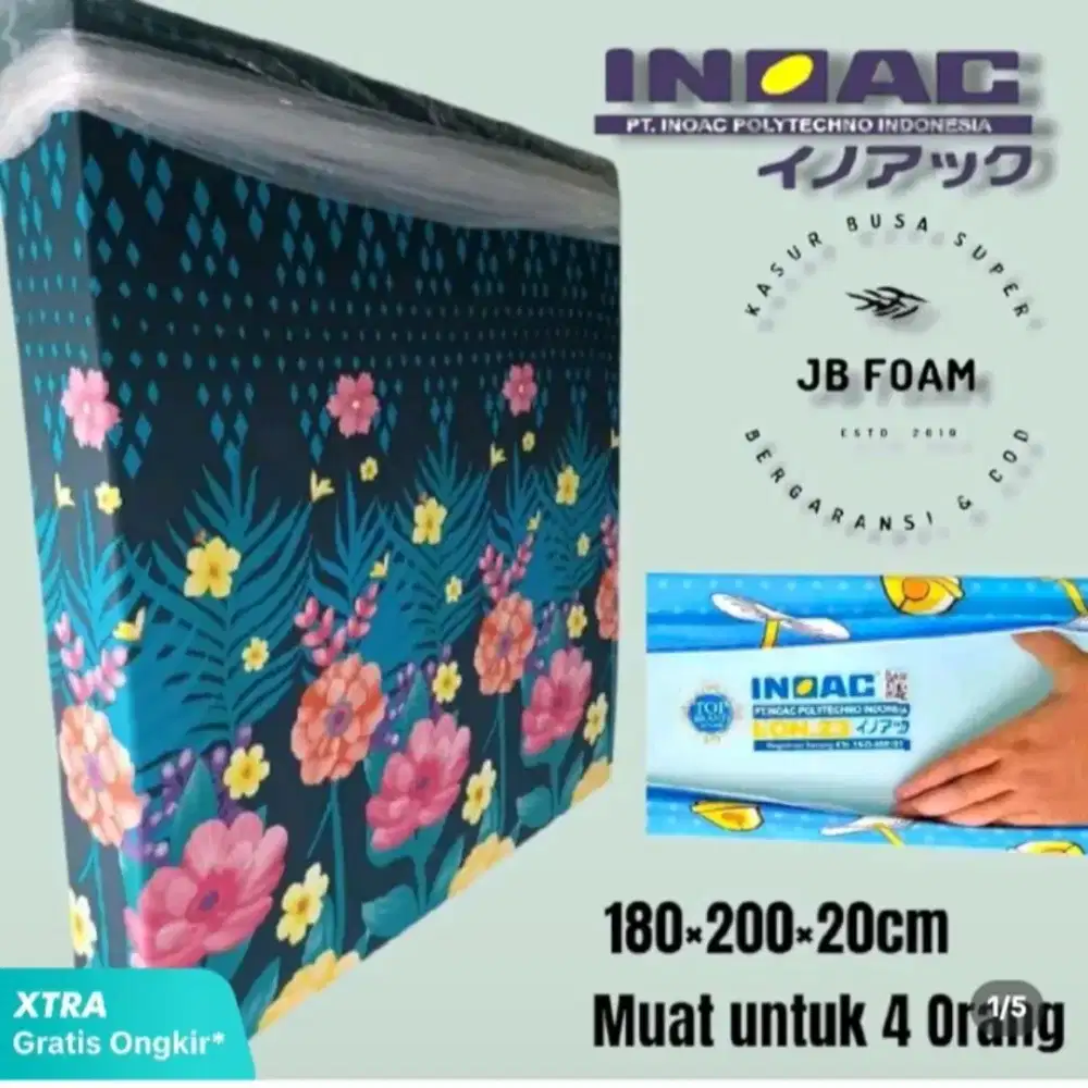 Kasur busa baru inoac banyak ukuran