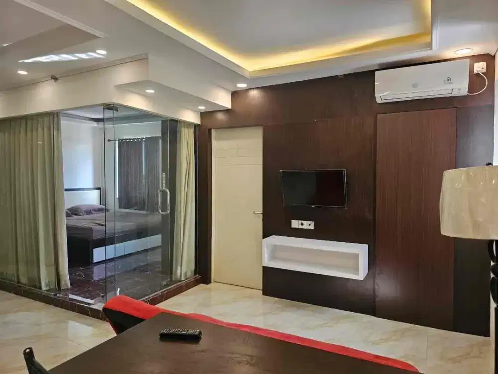 Disewakan Apartemen Eastcoast Residence Type 3BR dijadikan 2BR (Renov) Tower Amethys Lantai 1 Full Furnished,  sebelah Hoky Pakuwon City Surabaya Timur