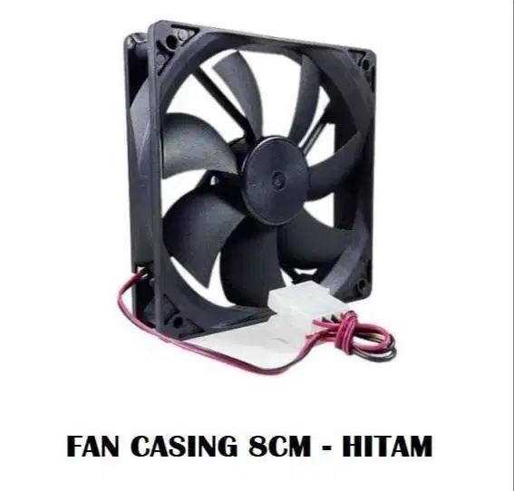 Fan Casing PC 8cm Hitam