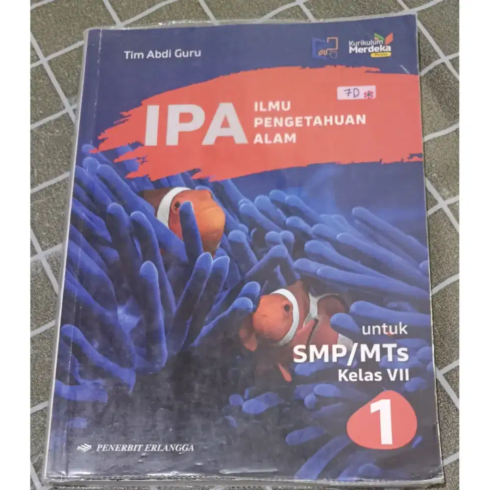 BUKU CETAK IPA PENERBIT ERLANGGA SMP KELAS 7