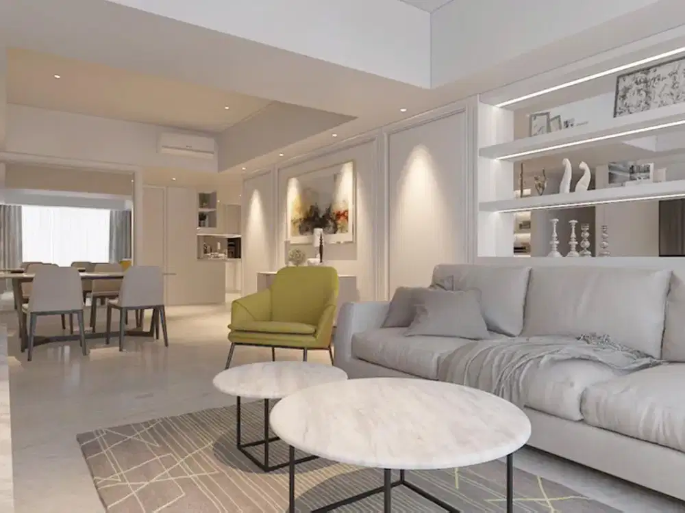 Disewakan Apartemen Taman Anggrek Residence 2 Bedroom Lantai Tinggi Full Furnished