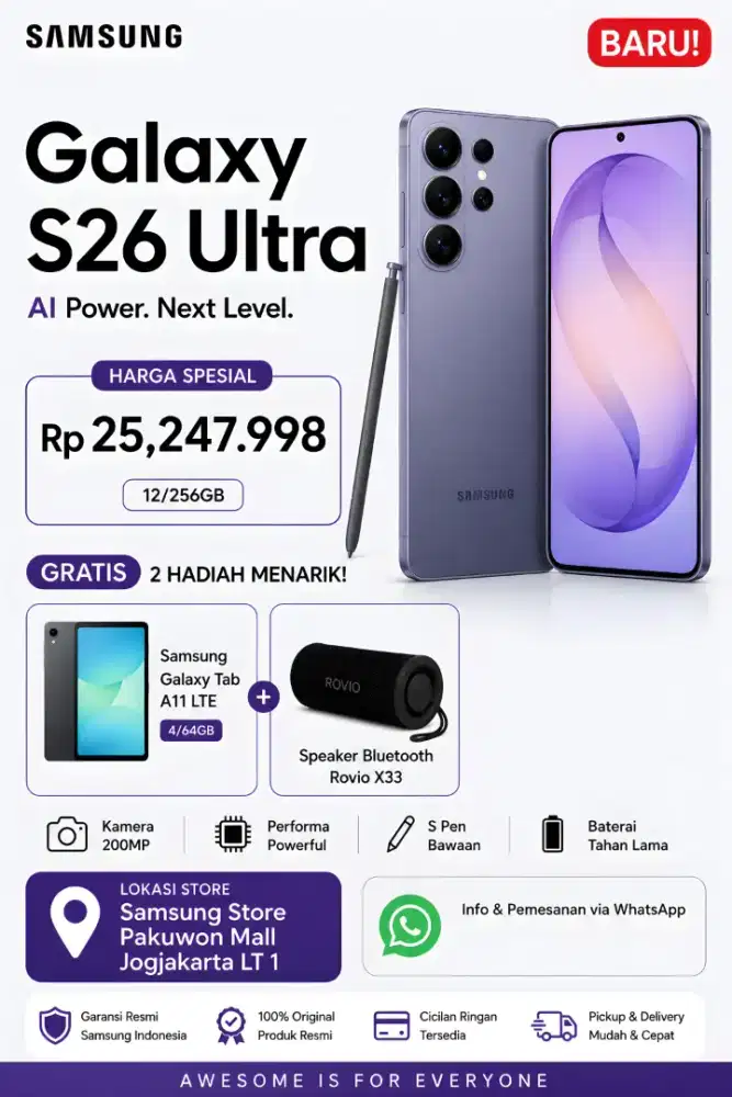 Samsung galaxy S26 Ultra free Tab