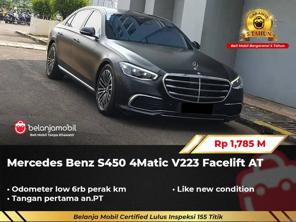 [ LOW KM 6RB ] Mercedes Benz Mercy S450 S 450 V223 Facelift 2023/2024