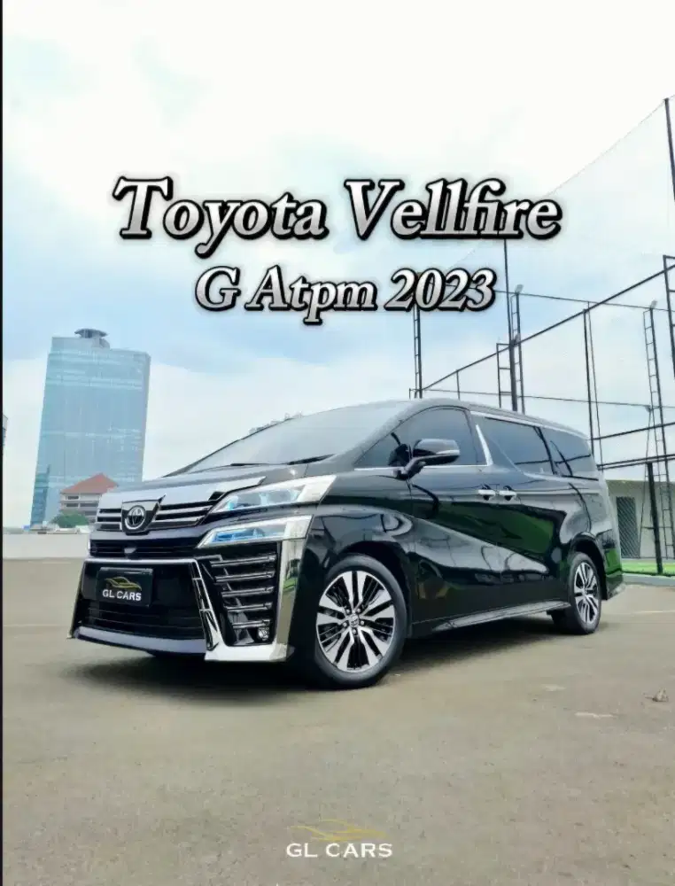 Vellfire G Atpm Cash 2023 Hitam Toyota Low Km Facelift Alphard