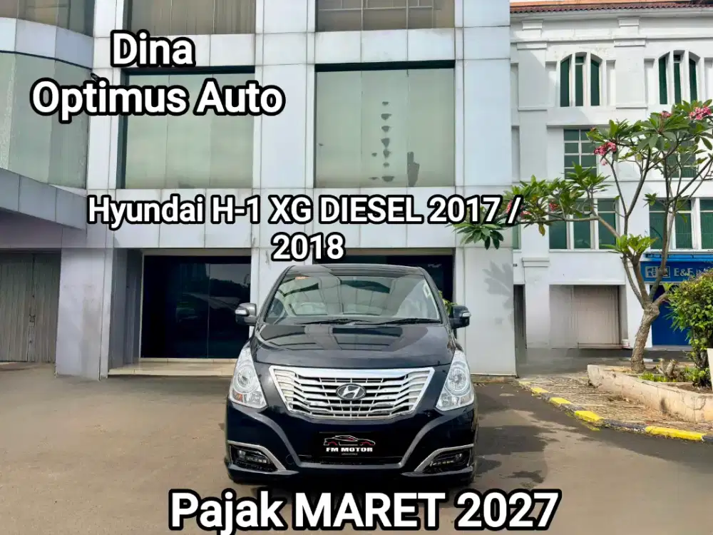Hyundai H-1 XG Diesel 2017 / 2018 AT 2.5, Pajak Panjang, Km Low