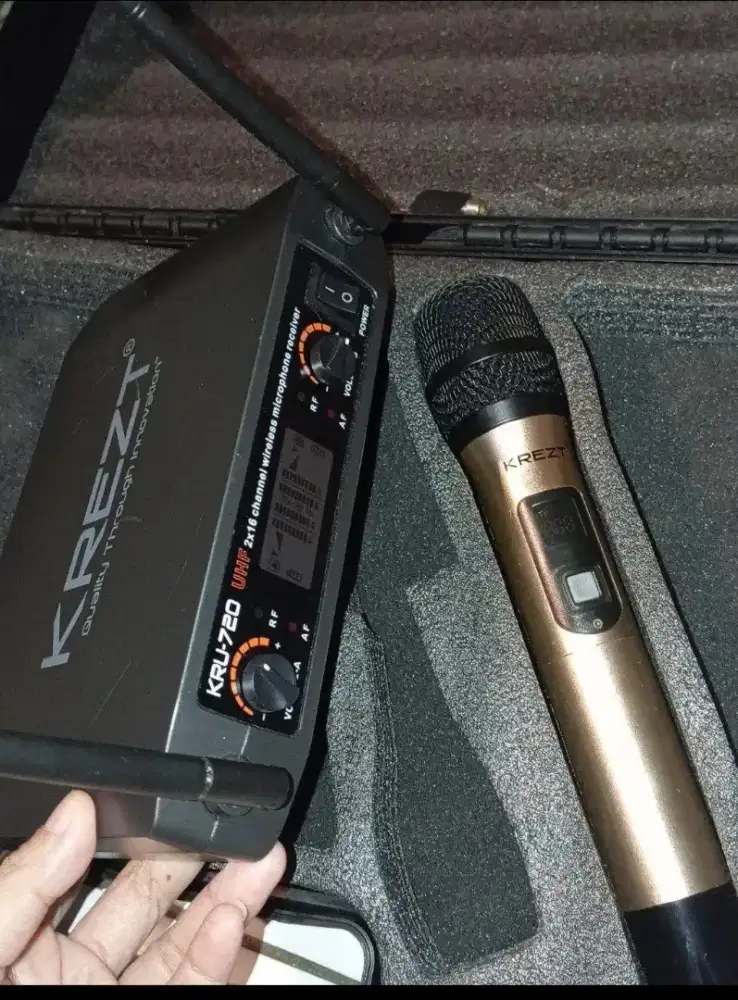 Mic microphone wireless krezt bekas second