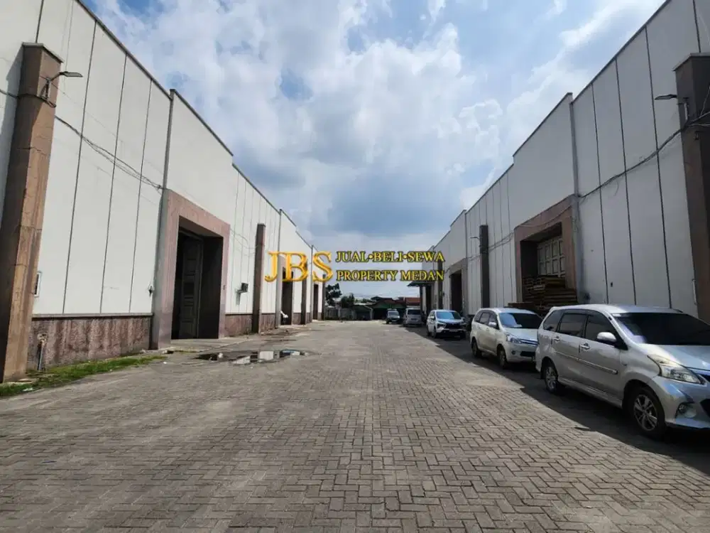 DIJUAL CEPAT! 2 Unit Gudang Siap Pakai di Komplek Mabar Gudang / Gudang SKA Jalan Rumah Potong Hewan
