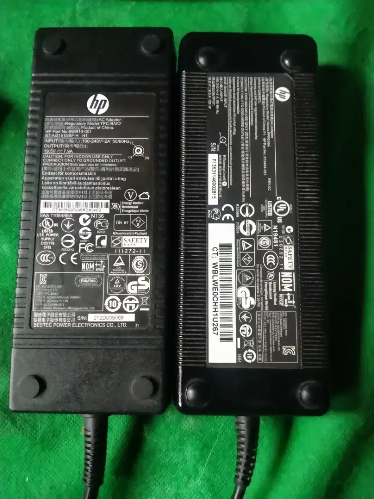 Charger adaptor original Hp PC AIO dan laptop,model jarum,murner