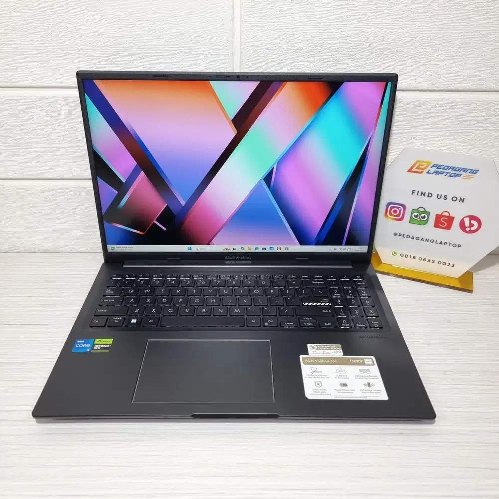 Asus Vivobook 16X K3605VC Core i5-13420H RAM 16GB SSD 512GB RTX 3050