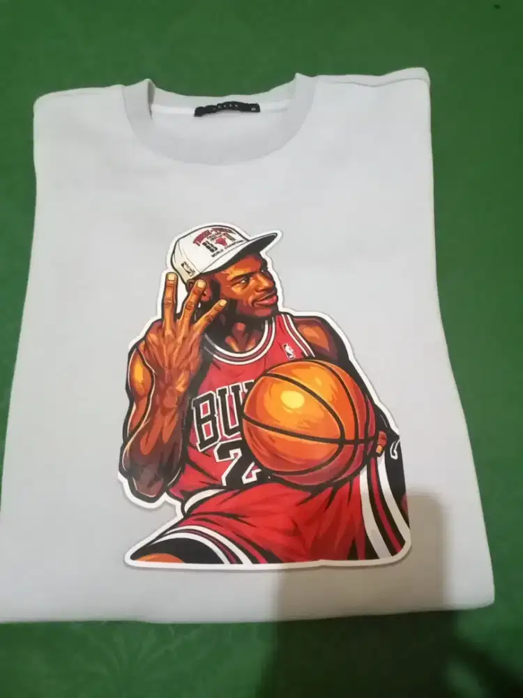Crewneck/Sweater MichaeL Jordan bahan Scuba