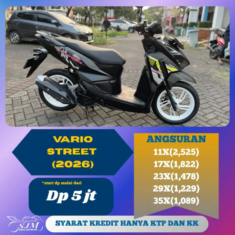 HONDA VARIO STREET 2026 MESIN HALUS