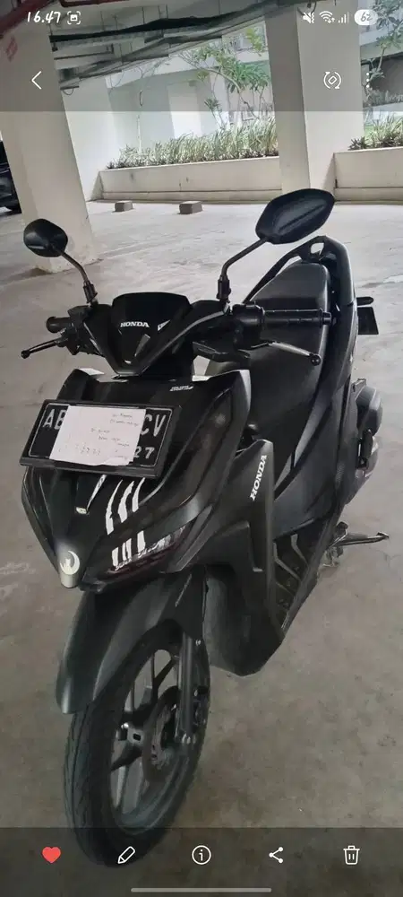 Jual Honda Vario 125 Cbs iss 2022 hitam dof