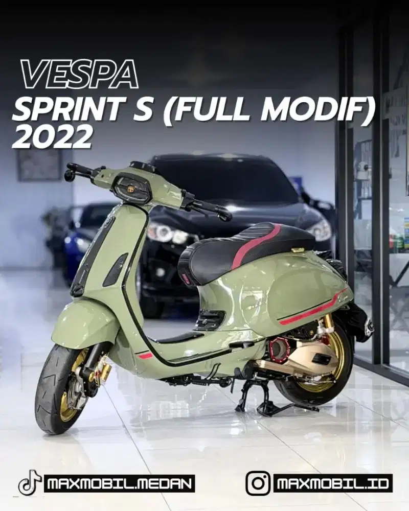 [ODO 900‼️] VESPA SPRINT S 2022 pemakaian 2023