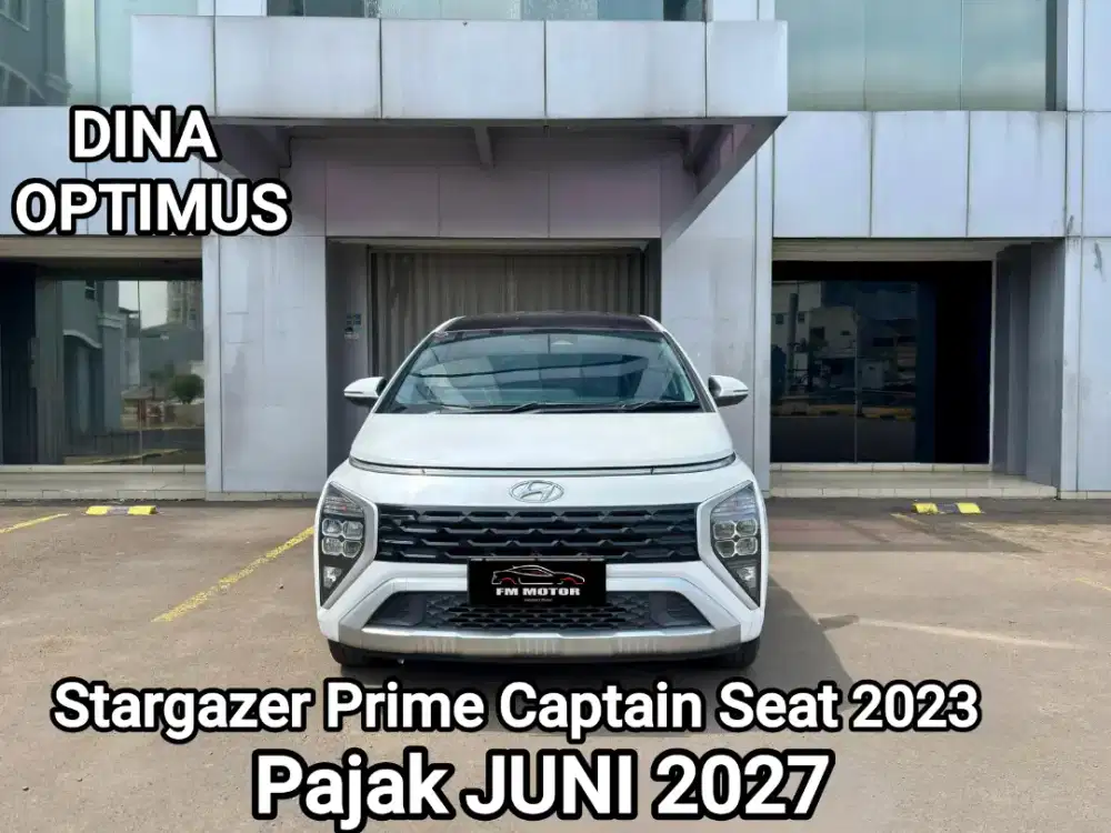 Hyundai Stargazer Prime Captain Seat 2023 AT 1.5 Pajak JUNI 2027