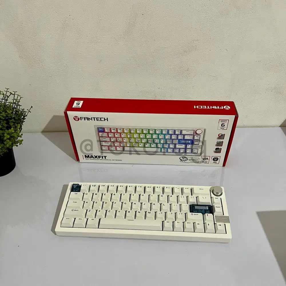 Fantech MAXFIT6 MK920 White - White Switch