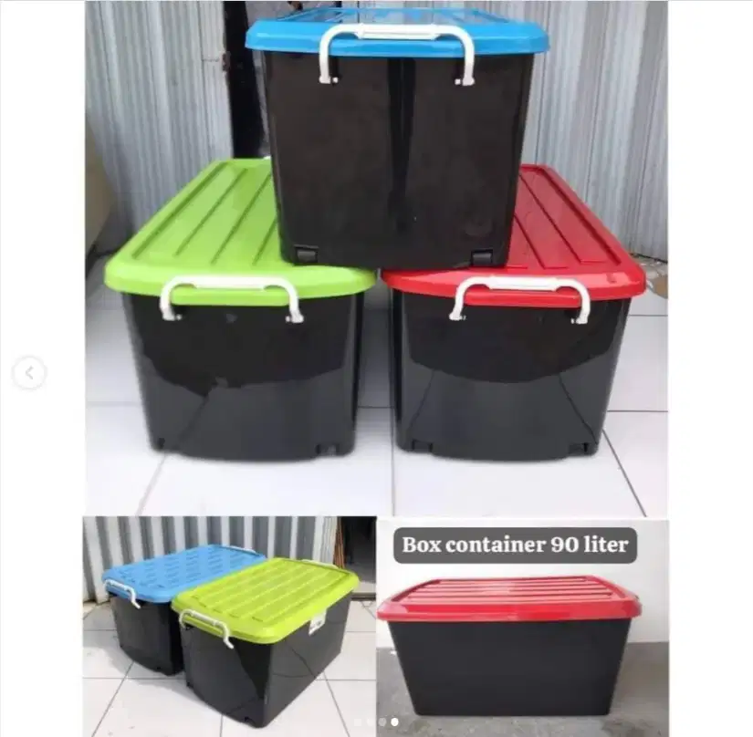Box Container 90 Liter Hitam