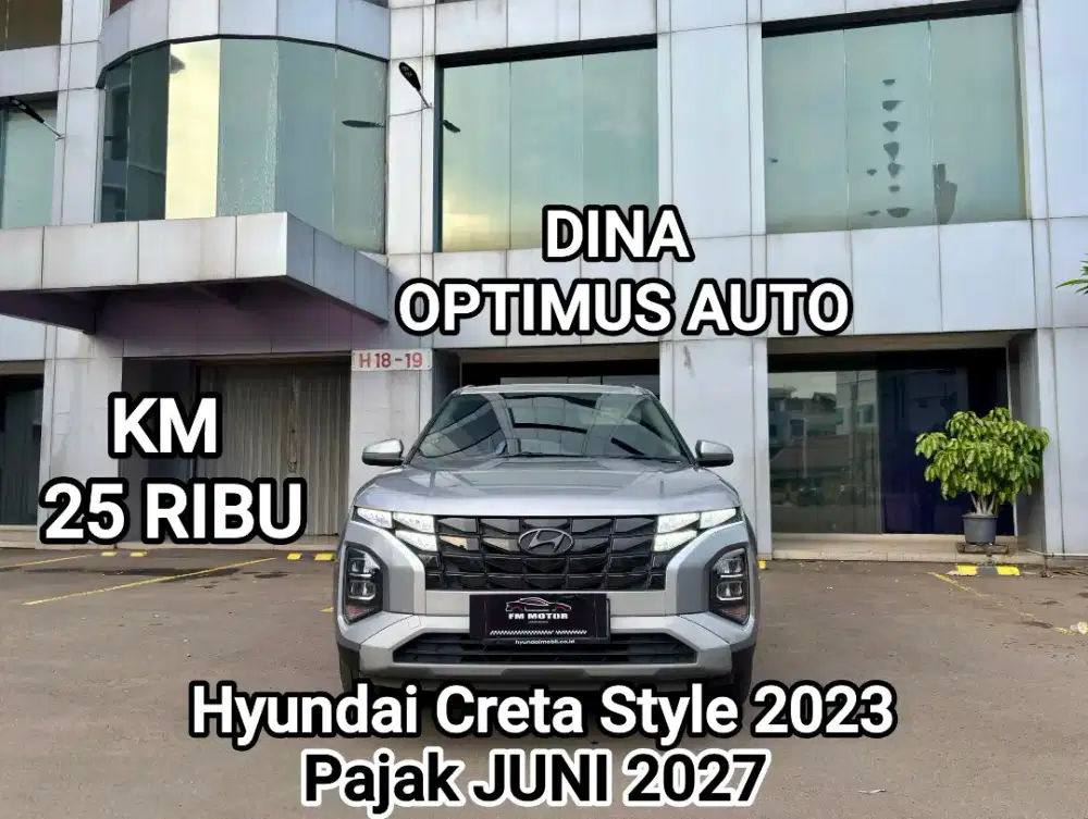Hyundai Creta Style 2023 AT 1.5,Km 25rb, Pajak JUNI 2027