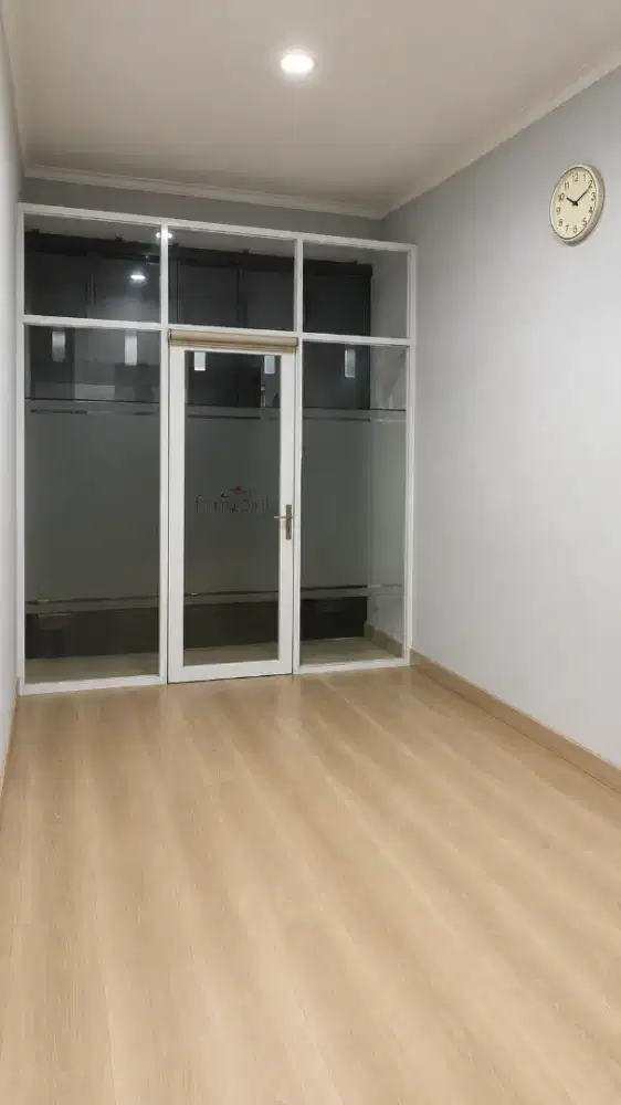 DIJUAL PARTISI KACA ALUMUNIUM PUTIH + PINTU KACA