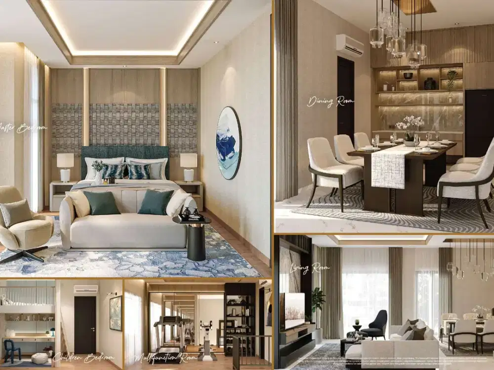 Rumah Mewah Grand Pasadena Village LT 144 LB 204, 5 Kamar Tidur Harga 5 Miliar