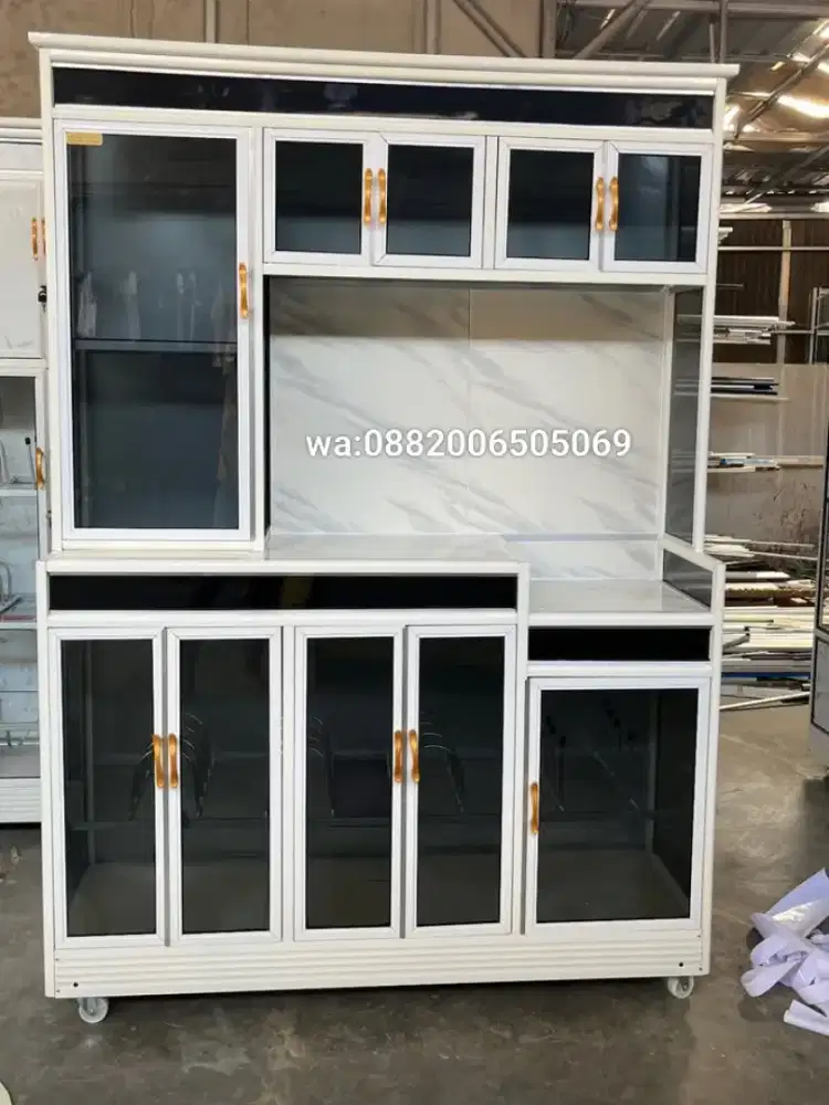 Rak piring aluminium serbaguna