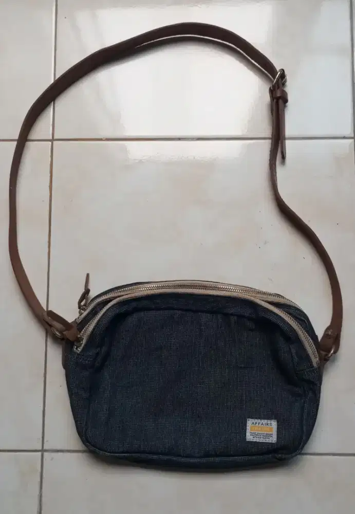 Tas Affairs Denim Kulit