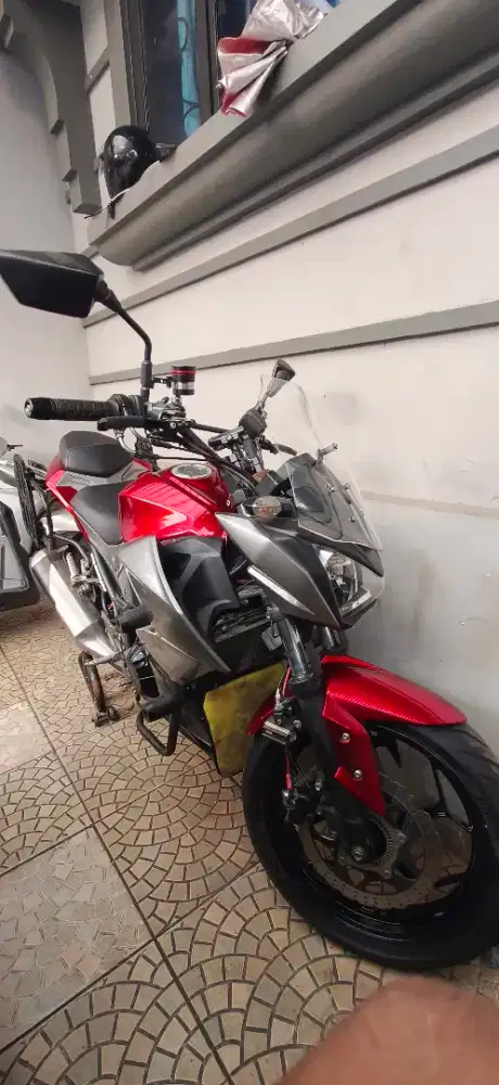 Ninja Z250 merah abu