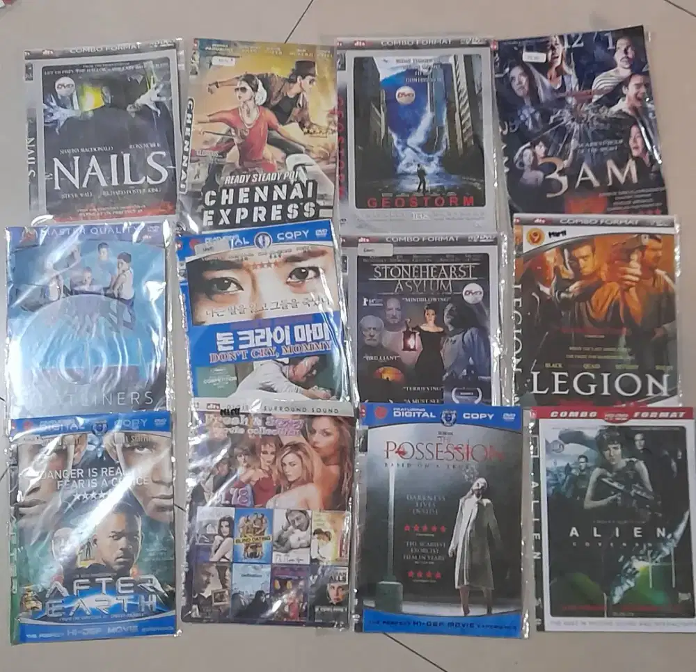 Kaset DVD  bekas..masih dlm keadaan baik
