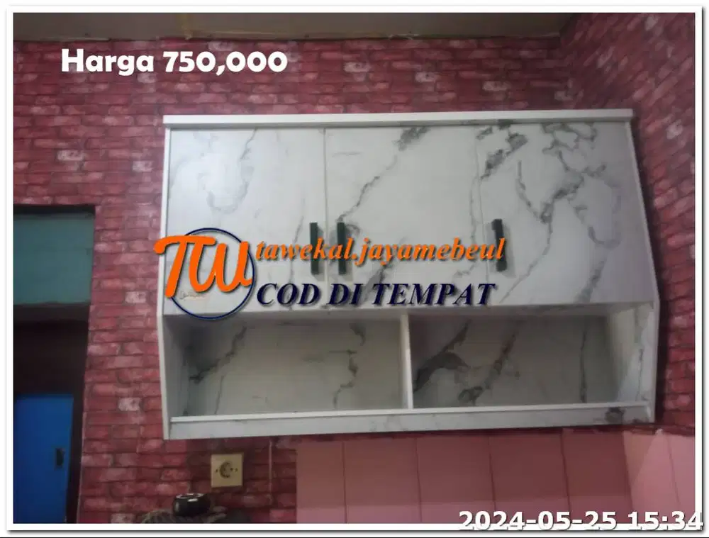 RAK DAPUR MINIMALIS RAK DAPUR KITCHEN SET RAK DAPUR GANTUNG ATAS BAWAH