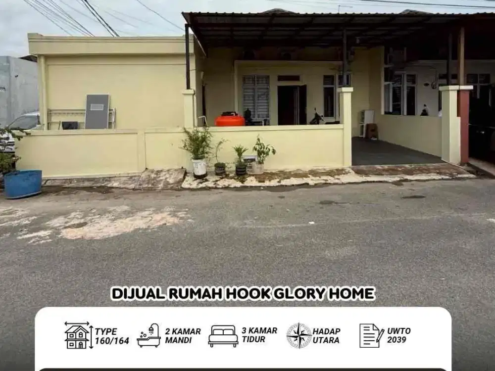 Dijual Rumah Glory Home Sungai Panas