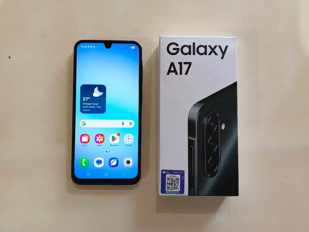 Samsung a17 8/128 fullset ori