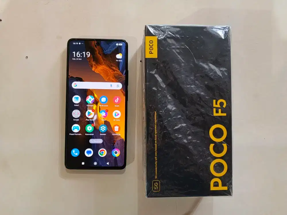 Poco f5 12/256 fullset ori mulus