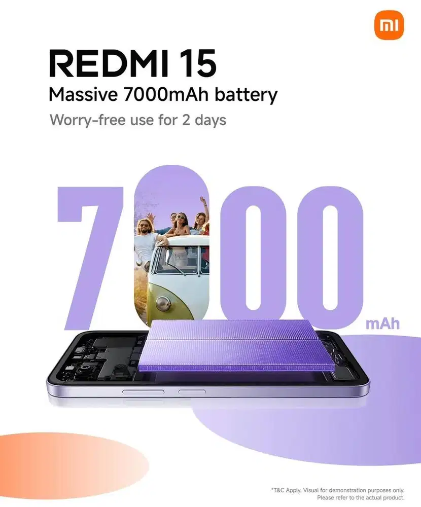 Redmi 15 8/128 black (new) bisa cicilan pakai kredivo