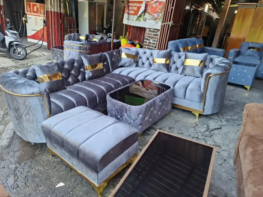 Sofa sudut turki abu + fub
