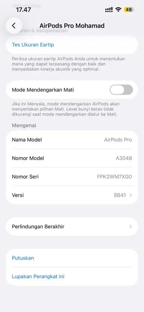 Airpods pro 2 tipe C