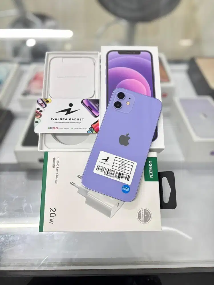 iPhone 12 64GB Beacukai Purple