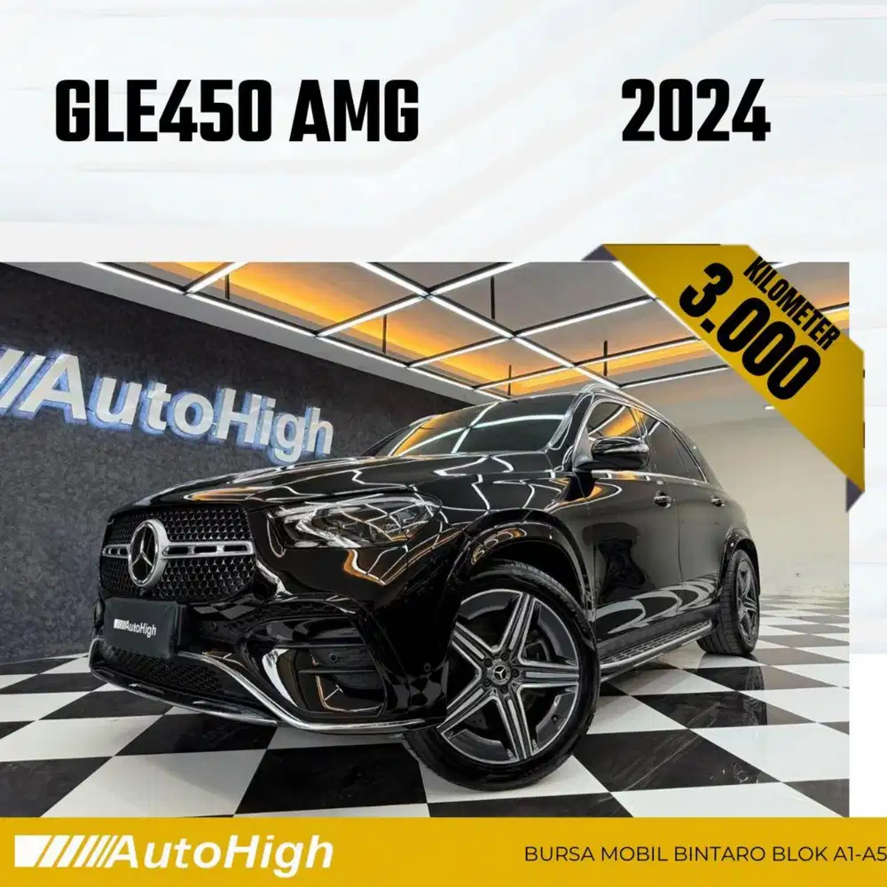 DP10% [Km3.000] GLE450 AMG 2024 Black / GLE 450 Reg 2025 #AUTOHIGH