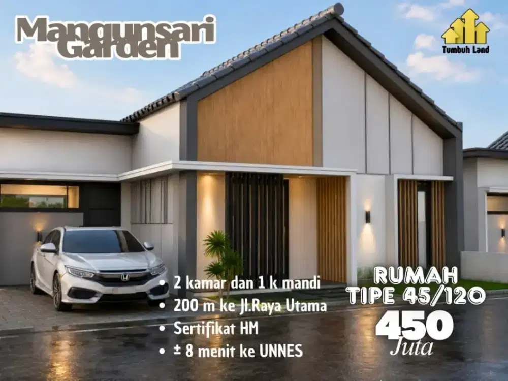 Perumahan murah dikota semarang dekat kampus bisa cash dan kredit