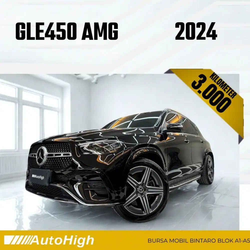 DP10% [Km3.000] GLE450 AMG 2024 Black / GLE 450 Reg 2025 #AUTOHIGH