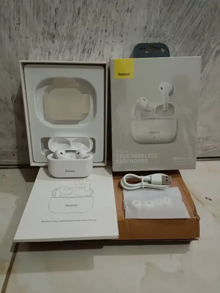 ( MINUS ) BASEUS TRUE WIRELESS EARPHONES W3 bonus TWS SOUL S GEAR