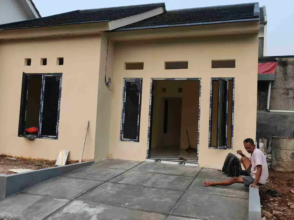 DIJUAL Rumah murah bangunan baru tahap Finishing