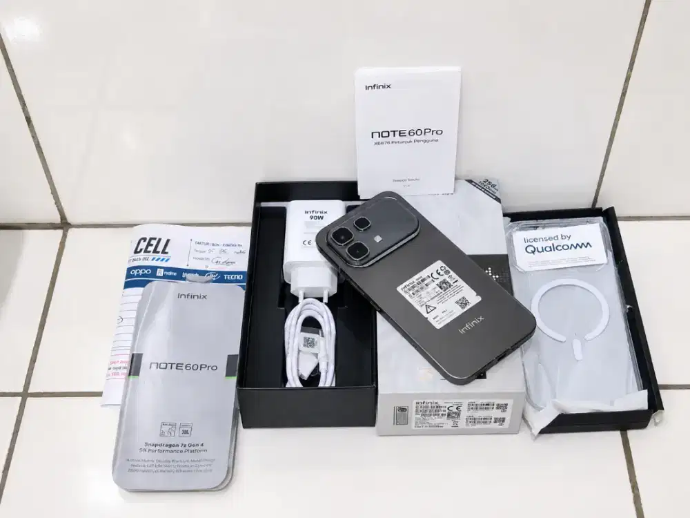 Infinix note 60 pro 8/256 fullset like new, pembelian kemarin