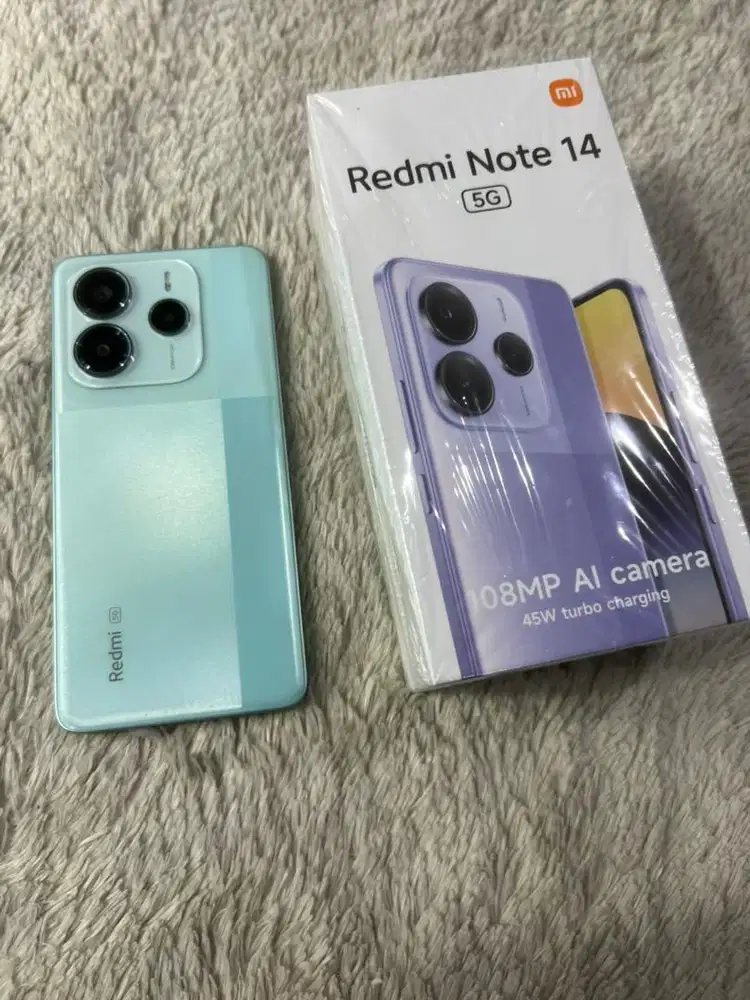 Redmi note 14 5G 8/256 gb fullset mulus