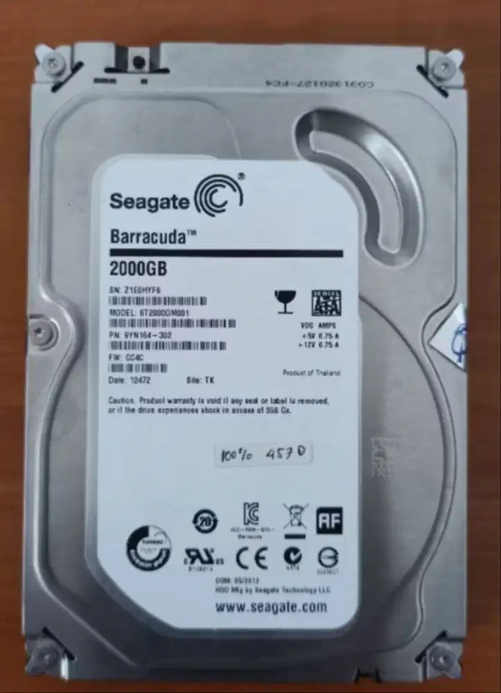 HARDISK 2 TB Seagate Barracuda