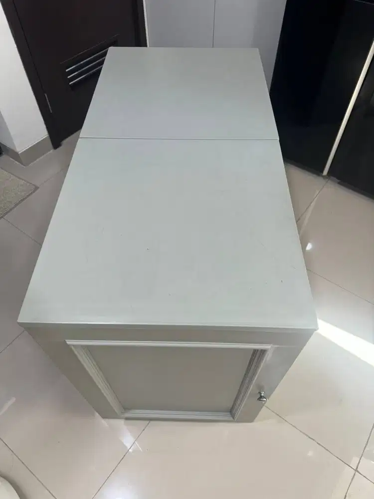 Meja Bench / Kabinet Lemari Custom Minimalis Cat Duco Multifungsi