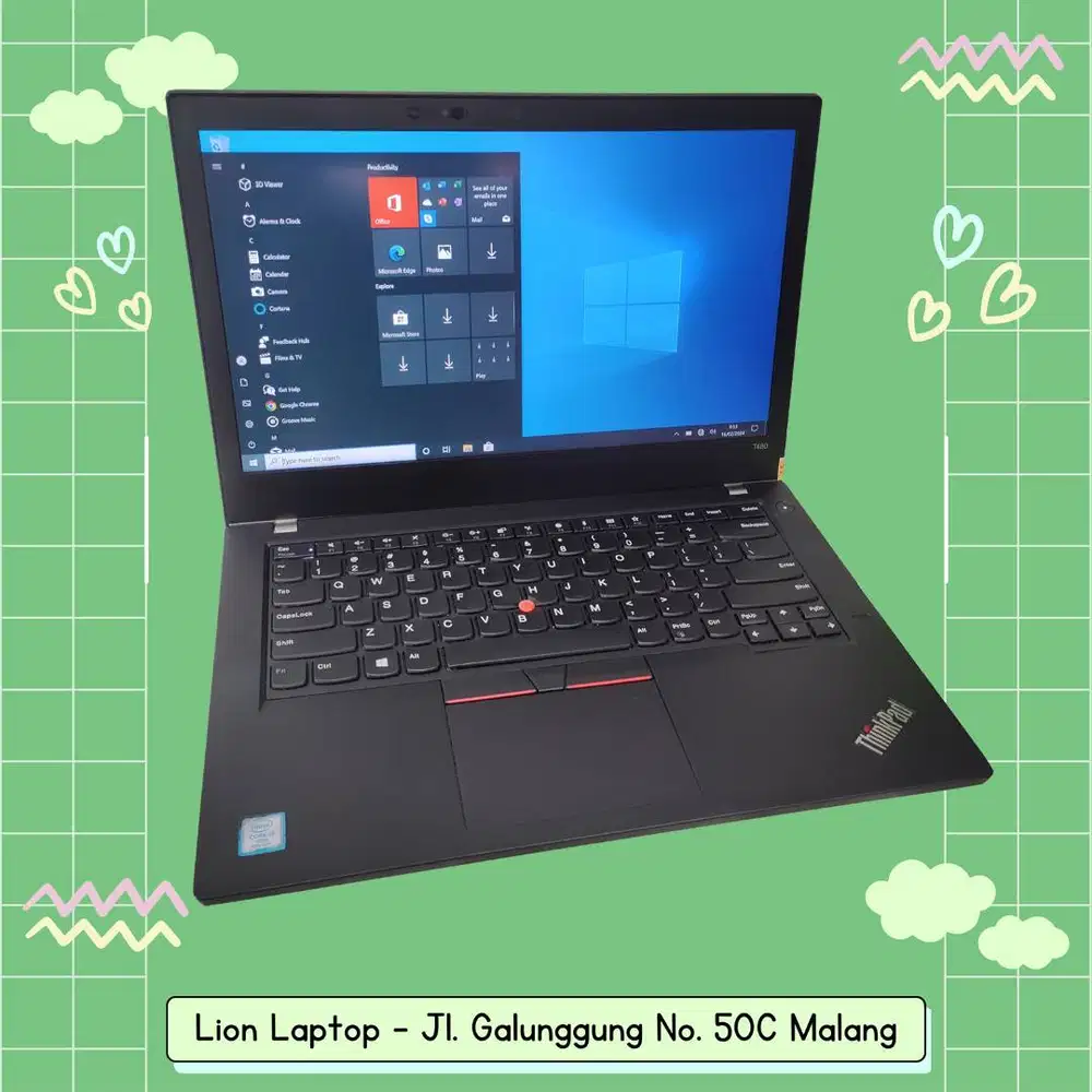 RAM 8GB Core i5 gen 8 Lenovo Thinkpad T480 [18|06]